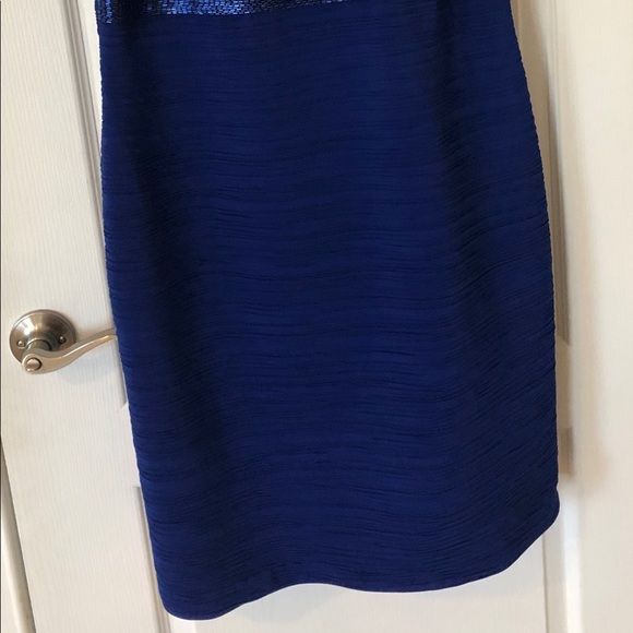 Pretty Royal Blue cocktail dress sz 14 - Picture 2 of 4